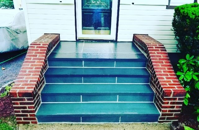 Masonry stairs